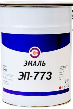 Эмаль ЭП-773: технические характеристики, ГОСТ 23143 83, применение и расход материала