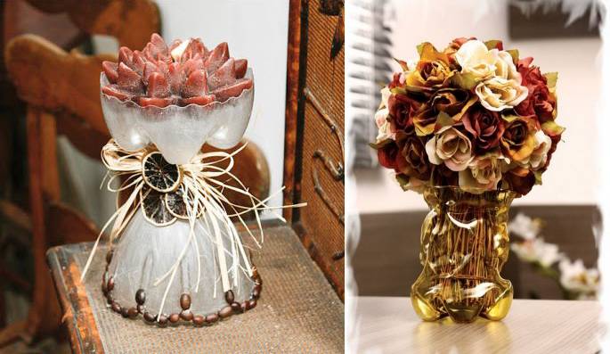 Пластиковые бутылки в дизайне интерьера